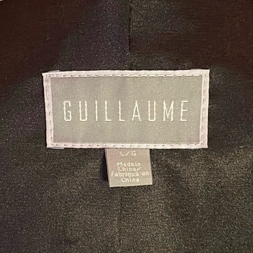 NWT Guillaume Women’s Leather Jacket Size L Black 2-in-1 Sleek Versatile Style! - Picture 7 of 10